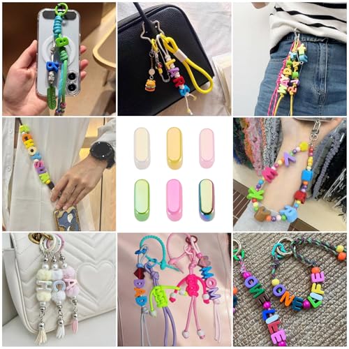Beadthoven 20pcs Big Letter I Beads Large Hole Bubble Alphabet Acrylic Beads Charm Iridescent Plastic I Shape Loose Chunky Spacers for Jewelry Making Bracelet Necklace Keychains Shoelaces Crafts - color: I