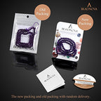 BEADNOVA 4mm Natural Amethyst Purple Quartz Gemstone Round Loose Beads for Jewelry Making (90-92pcs) - color: 21) Amethyst Quartz Round Beads, size: 4mm