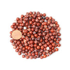 60PCS 6mm Natural Red Snake Skin Jasper Round Loose Beads for Jewelry Making DIY Gifts Arts Crafts Materials 1 Strand 15" - color: Red Snake Skin Jasper, size: 6mm 60pcs