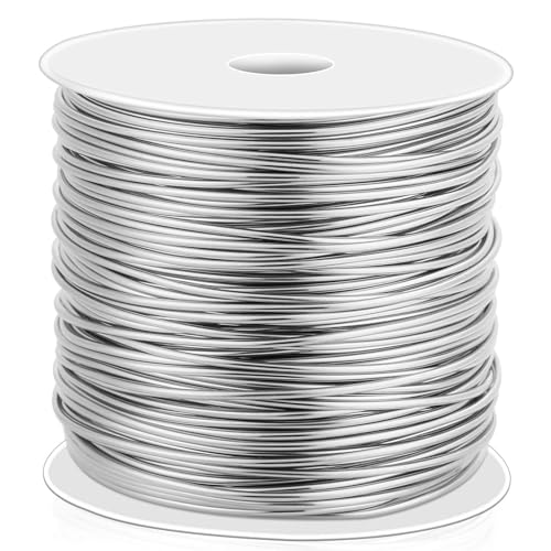 cridoz 18 Gauge Stainless Steel Wire for Jewelry Making, 1mm Baling Wire for Wrapping, Craft and Jewelry Making - size: 18 Gauge