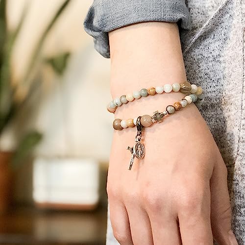 Ohtomber Bracelet String Elastic Cord - 2 Rolls 1MM Rainbow Stretchy String for Bracelet Making, Thread for Clay Beads, Jewelry, Necklaces, Sewing and Crafts