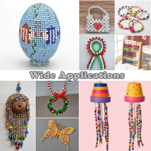 1100pcs Pony Beads,Friendship Bracelet Beads,Halloween Beads,Pony Beads for Bracelets,Beads for Braids,Cool Beads,Bulk Beads for Jewelry Making,Mixed Beads,Black White Beads - color: black white beads
