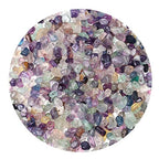 LAIDANLA Fluorite 400pcs Natural Chip Stone Beads 5-8mm Healing Crystal Irregular Gemstones Drilled DIY Loose Rocks Bead Crystal for Bracelet Earrings Necklace Jewelry Making Crafting - color: I-Fluorite