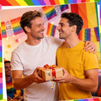 AUGSUN 189 Pcs LGBT Pride Keychain Making Kit DIY Bead Keychain Crafts Rainbow Charm Gay Lesbian Accessories for Pride Month Gifts LGBT Party Celebrations - style: LGBT