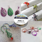 Soft Flex 26 Gauge Craft Wire - 27 Meters - Jewelry Wire with Tarnish Resistant Silver Plating - style: Vintage Bronze