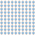 200 pcs Tiny Heart Enamel Charm Gold Plated Alloy Love Pendant Bracelet Earring Keychain Jewelry Crafts 6x8mm - color: Blue