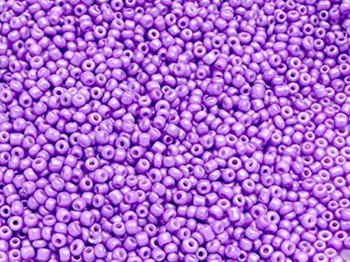 Seed Beads Size:11/0 50 gr / 1.76 oz (Purple Pearl) - color: Purple Pearl