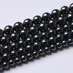 103pcs 4mm AAA Black Hematite Beads Natural Stone Gemstone Round Loose Beads for Jewelry Making DIY Bracelets - color: Black Hematite, size: 4mm
