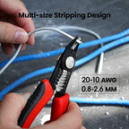 KAIWEETS Wire Cutters 6-Inch Flush Pliers with Supplementary Stripping, Cutting Pliers, Handy and Slim Diagonal Cutters, Sharp Snip - color: Kws-102