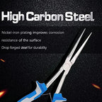 SPEEDWOX Long Reach Needle Nose Pliers 7 Inches Slim Extra Long Nose Pliers Mini Precision Wire Looping Fine Pliers for Jewelry Making, Bending Wire and Small Object Gripping, Smooth Jaws - style: Needle Nose Pliers