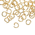 DanLingJewelry 500Pcs 304 Stainless Steel 27 Gauge Open Jump Rings 3mm for Jewelry Making Connectors Jewelry Finding Golden Color - color: 500 pcs - ф3mm δ 0.4mm - Golden