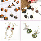 Anezus 1900 Pcs Earring Making Kit with Jewelry Hooks, Fish Hook Earrings, Backs, Jump Rings for Repair, Gifts
