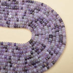 ICAI Beads 5x8mm Natural Rondelle Spacer Loose Beads for Jewelry Making DIY Crafts Design 1 Strand 15" APPR (Amethyst) - color: Amethyst, size: 5x8