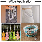 KISSITTY 1500pcs 4mm Frosted Round Crystal Beads Glass Spacer Beads 15 Colors for Bracelets Necklace DIY Jewelry Making