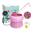 Xmada Electric Bead Spinner - Bead Spinner with 2PC Beading Needles and Seed Beads, Waist Beads Kit, Bead Spinner for Jewelry Making, Electric | Speed Adjustment Beading Tools (Pink) - color: Pink