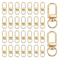 30Pcs Lobster Claw Clasps Keychain Clasp Clips Metal Swivel Lobster Clasp Hook Key Chain Hooks Gold Swivel Snap Hooks for Keychains DIY Lanyard Crafts
