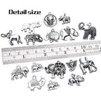 100g Antique Silver Elephant Charms Tibetan Animal Charms Pendants for Bracelets Necklace Jewelry Making - style: Silver Elephant Charms