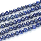 60pcs Adabele Natural Blue Lapis Lazuli Healing Gemstone Not Dyed 6mm Round Loose Beads Gem Stone Spacer for DIY Craft Jewelry Making GE15-6 - color: Lapis Lazuli (Not Dyed), size: 6mm (60pcs/1 Strand)