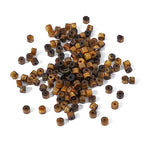 BEADIA Natural Yellow Tiger Eye Short Cylinder Beads 2x3mm 155pcs Tube Loose Semi Gemstone Beads for Jewelry Making Design - color: Yellow Tiger Eye