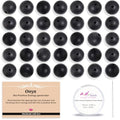 AD Beads 8mm Natural Round Loose Beads 110 Pieces, for Making 108 Mala Prayer Beads Necklace, Bracelet & Yoga Meditation, Jewelry Design (Matte Black Onyx) - color: Matte Black Onyx, size: 8mm-110pcs