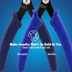 Beadalon Crimp Tool Mighty - Fits Crimp Beads #2-3, Crimp Tubes #4, Blue Speckle, 5.25 in / 13.3 cm - color: Blue Speckle, size: Mighty