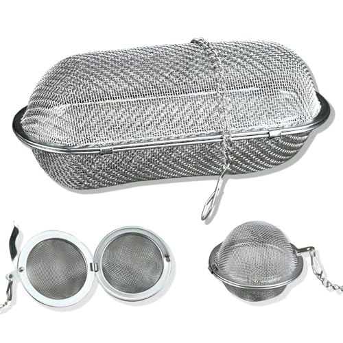 3 Pack Ultrasonic Cleaner Basket, Ultrasonic Jewelry Cleaner Stainless Steel Basket for Ultrasonic Jewelry Cleaner, Parts, Jewelry Steamer, Placed Ultrasonic Cleaning - size: 4.2 Inch