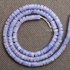 BONNY BOXX 150PCs Natural New Purple Agate Spacer Beads, Loose Semi Precious Flat Round Gemstone Heishi Disc Stone Beads for Beading Jewelry Making 4mm*2mm - color: New Purple Agate, size: 4MM*2MM