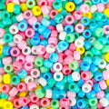 Pastel Pony Beads 1000+pcs Acrylic Kandi Beads Refill Plastic Pony Bead for DIY Crafts Braids Bracelets Mixed Macaron Color - color: Pastel Macaron
