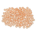 uxcell 200Pcs Round Crimp Beads, 3.5mm Metal Spacer Loose Beads Metal Clamp Ends Tiny Stoppers Bead for Bracelet Jewelry Making Craft DIY, Rose Gold - color: Rose Gold, size: 3.5mm
