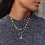 Natural Seashell Shell Scallop Pendant Choker Necklace Adjustable 18K Gold Plated Cable Chain Handmade Jewelry for Women Girls - style: Gold Conch