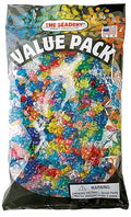 The Beadery - 11mm Tri-Bead, Transparent Multi - 900 Pieces - 825V029