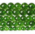 8MM Green Peridot Crystal Quartz Beads Natural Gemstone Beads Round Loose Beads for Jewelry and Bracelets Making 90pcs 2 Strands 32" - color: Green Peridot, size: 8mm