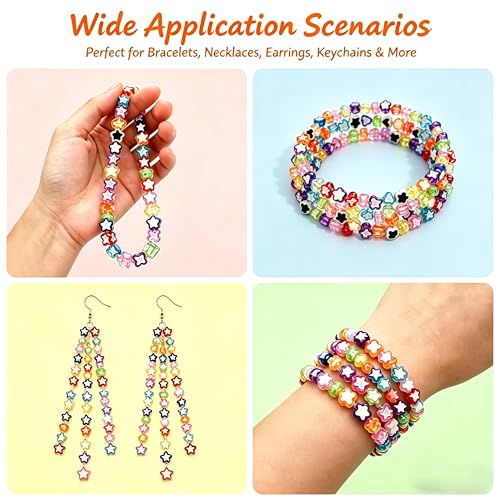 Mixed Acrylic Beads, Faux Polymer Clay Craft Beads for DIY Jewelry Making, Bracelets, Art Crafts - color: mixed color‌ 2