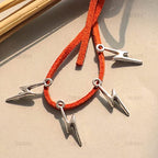 AUEAR, Flash Shape Charms Lightning Bolt Pendants Alloy Charm for Jewelry Making Supply Bracelet Necklace Earrings DIY Crafting Antiqued - color: Silver