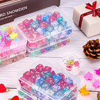 Rocutus Clear Plastic Beads Storage Containers Empty Mini Storage Container Box,12 Pack Plastic Storage Containers with Lids,Bead Storage Box with Hinged Lid for Beads(4.5 x 3.3 x 1.1 inch) - size: 4.5 x 3.3 x 1.1 inch