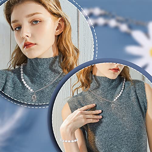 BENECREAT 80Pcs 4 Sizes Real Platinum Plated Spacer Beads, 3mm~6mm Round Brass Beads for Necklaces, Bracelets and Jewelry Making, 20Pcs/Size - color: Platinum