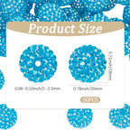 50PCS 20MM Blue Rhinestone Sparkly Beads with Hole Round Resin Bubblegum Disco Ball Shiny Crystal Charms Loose Spacer Bead Bulk for Jewelry Making Bracelets Earrings Keychains DIY Crafts - color: Blue, size: 20mm 50pcs