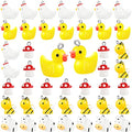 Civaner 50 Pcs Resin Charms for Jewelry Making, Cute Mushroom Bee Duck Cow Chicken Swan Rabbit Pig Farm Animal Pendants for DIY Bracelets Necklaces - style: Classic Style