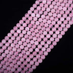 10mm Natural Rose Quartz Gemstone Round Loose Beads for Jewelry Making (36-34pcs) - color: Rose Quartz, size: 10mm
