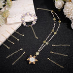 Beebeecraft 1 Box 20Pcs Golden Necklace Extender Real 18K Gold Plated Brass Metal 3D Star Shaped Charm Ends Tail Extension Curb Chain for Jewelry Making Necklaces Bracelets DIY Crafts Supplies - color: Gold-star