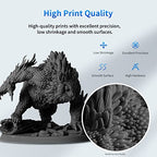ANYCUBIC 3D Printer Resin, 405nm SLA UV-Curing Resin with High Precision and Quick Curing & Excellent Fluidity for LCD 3D Printing (Black, 1kg) - color: Black, size: 1kg