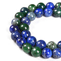 60pcs 6mm Natural Chrysocolla Lapis Lazuli Gemstone Round Spacer Loose Stone Beads for Jewelry Making 15.5" 1 Strand (Chrysocolla Lapis Lazuli, 6mm 60 Beads) - color: Chrysocolla Lapis Lazuli, size: 6mm 60Beads