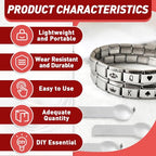3 Pcs 9mm Italian Charm Bracelet Tool Set -Italian Charm Opening Tool, Double Sided Opener for Adding and Removing 9mm Charms - Must-Have Bracelet Opener Tool for Pandora