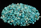 Chip Stone Beads Turquoise 5-8mm About 400 Pieces Irregular Gemstones Healing Crystal Loose Rocks Bead Hole Drilled DIY for Bracelet Jewelry Making Crafting (5-8mm, Turquoise) - color: Turquoise