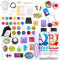 Goody King Resin Jewelry Making Starter Kit - Resin Kits for Beginners with Molds and Resin Jewelry Making Supplies - Silicone Casting Mold, Tools Set Clear Epoxy for DIY Jewelry
