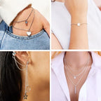 Pandahall 925 Sterling Silver Plated Necklace Chains 16.4 Feet Soldered Cable Chains 2x2x0.3mm Flat Oval Jewelry Chains for Bracelet Necklace Jewelry Making