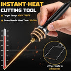 Ecarke 3-in-1 Foam Cutter Tool Compatible with DeWalt 20V (No Battery),18W Hot Wire Foam Cutter Kit with USB-A & USB-C Charging Port,750°F Styrofoam Cutter for Foam DIY Cutting & Crafting - Tool Only - color: Yellow