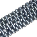 HAAMIIQII 60pcs 6mm Gray Cat Eye Beads Round Loose Gemstone Beads for Jewelry Making Strand 15 Inch - color: Gray, size: 6mm (60pcs)