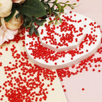 Seed Beads 200 Grams About 6500pcs, 3mm 8/0 Red Glass Craft Beads for Making Earrings, Bracelets, Pendants, Waist Jewelry,DIY Handmade Seed Beads (Red) - color: Red, size: 3mm