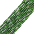 GEM-Inside Natural 3mm Green Taiwan Jade Gemstone Loose Beads Spacer Tiny Beads for DIY Jewelry Making 15" - color: Green Taiwan Jade, size: 3mm
